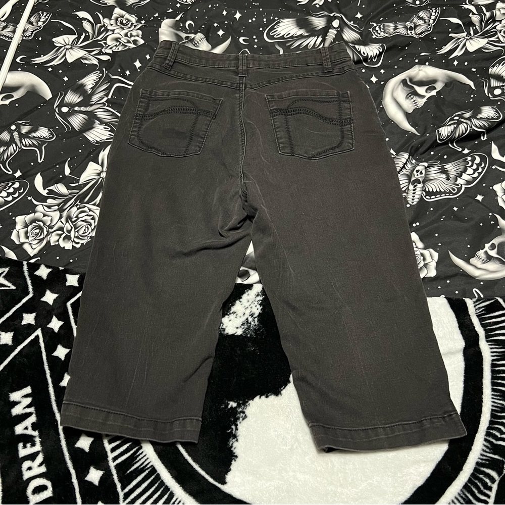 Side Slit Retro Capri Jeans, US10 - Picture 4 of 6